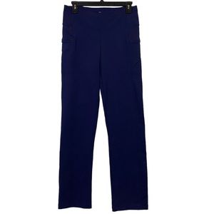 Ibex Women's Lizzi Tavern Midnight Navy Merino Wool Blend Pants Size Medium
